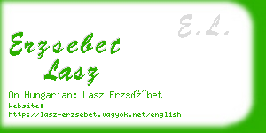 erzsebet lasz business card